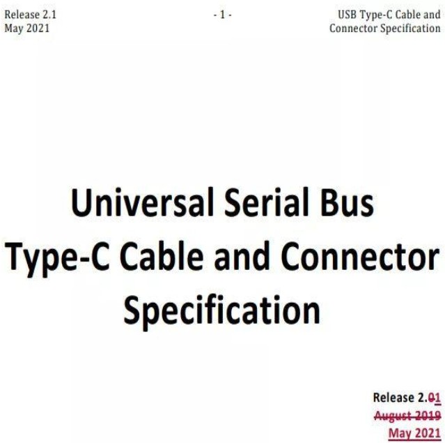 usb-c線纜標(biāo)準(zhǔn)重大升級支持240W快充