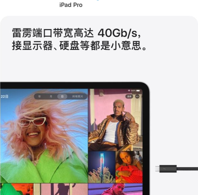 iPad Pro用type-c更大益處:可直接用PSSD移動固態(tài)硬盤擴容